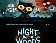 Tablet Screenshot of nightinthewoods.com